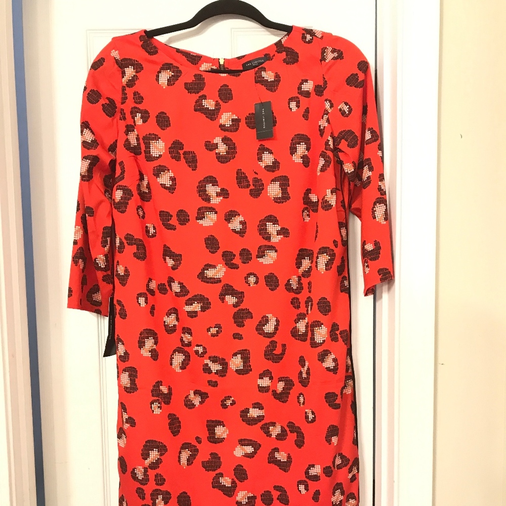 Red cocktail dress